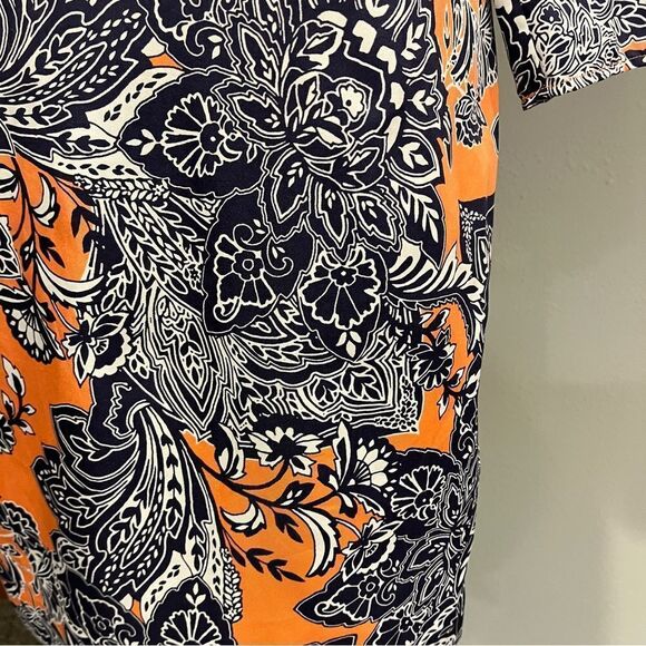 !!! Clearance! Floral Paisley Print long sleeve dress size Extra Small - Picture 4 of 16